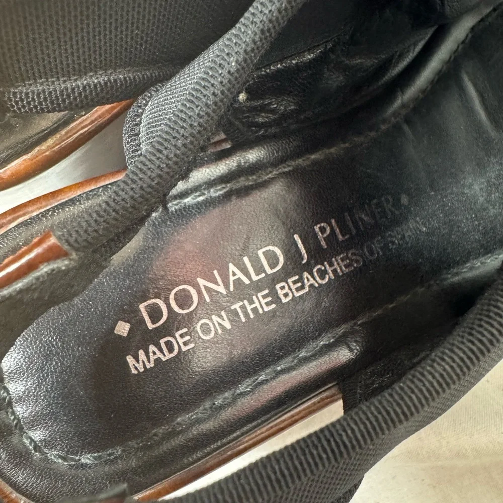 Donald J Pliner Womens Wedge Platform‎ Sole Peep Toe Sling Back Sandals Size 6